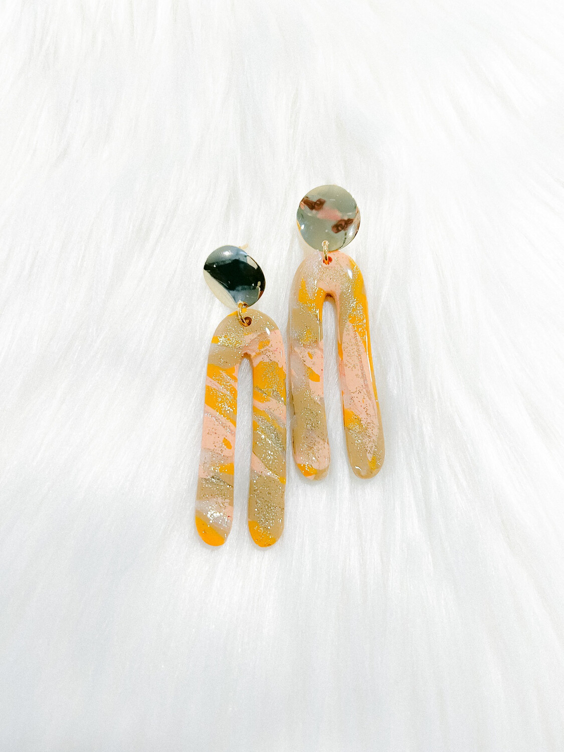 Nkechi || Polymer Clay Earrings