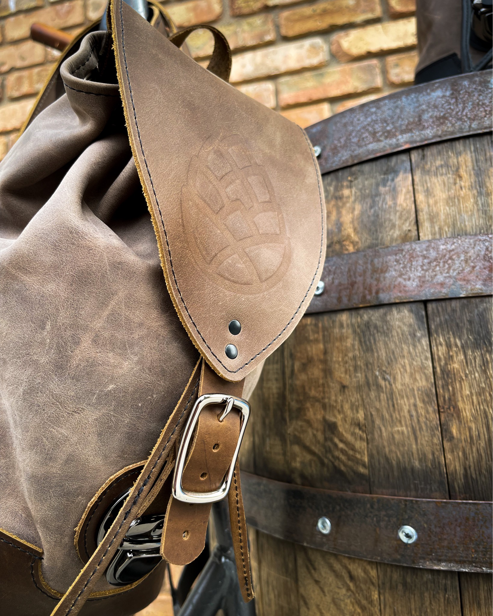 Heights Drawstring Flap Backpack