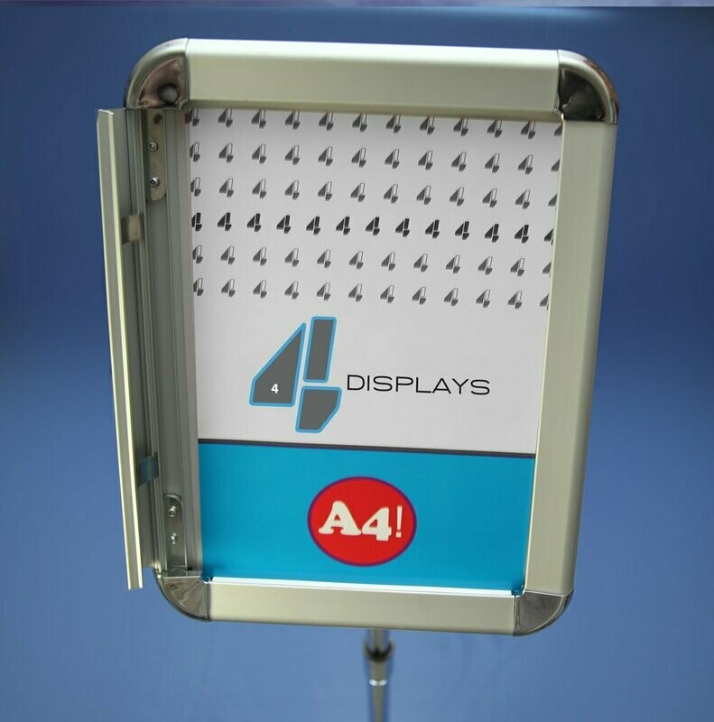 A4 Snap Frame Portrait/Landscape Poster Floor Stand NZ delivery