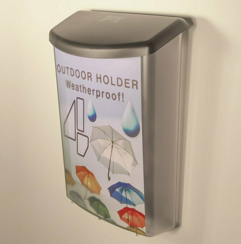 A4 Weatherproof Outdoor Brochure Holder