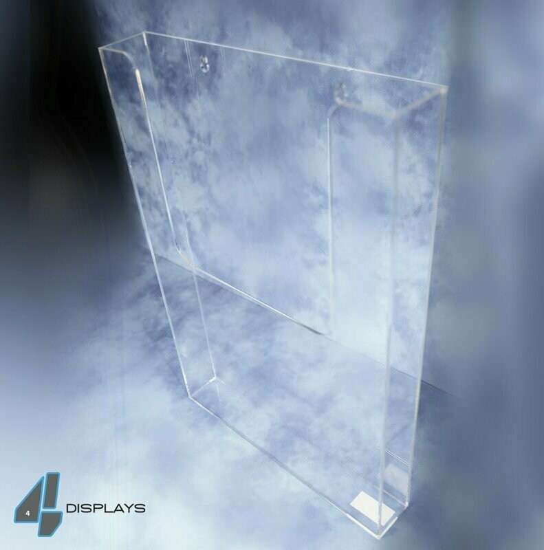 A3 Single Pocket Portrait Holder, Wall Mounting