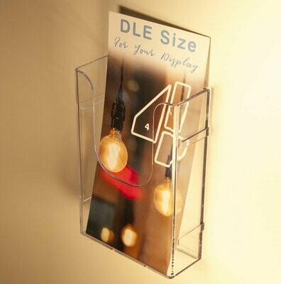 DLE Flyer/Brochure Holder, Wall Mounting