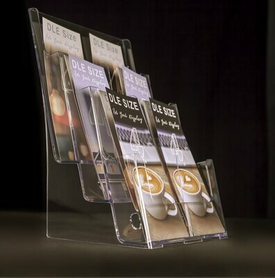 Versatile DLE Display Holder! 6 pockets, Free Stand or Wall mount