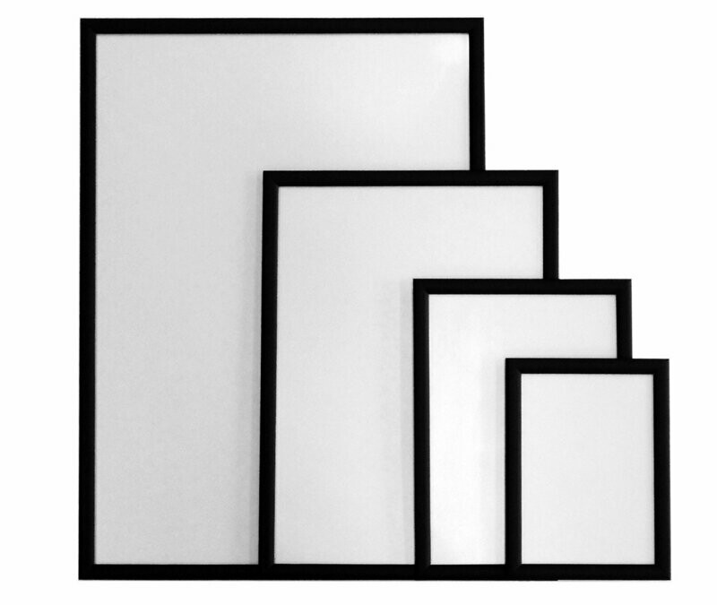 A4 Snap frame, Mitred Corner, Black