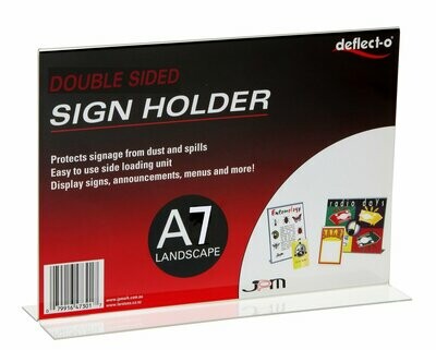 A7 Desktop Landscape Holder For Signs