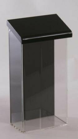 DLE Outdoor Brochure Holder, Wall Mounting with Lid.