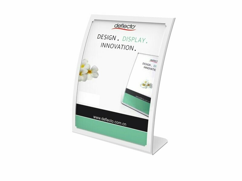 A6 Curved Non-Reflective Sign Holder