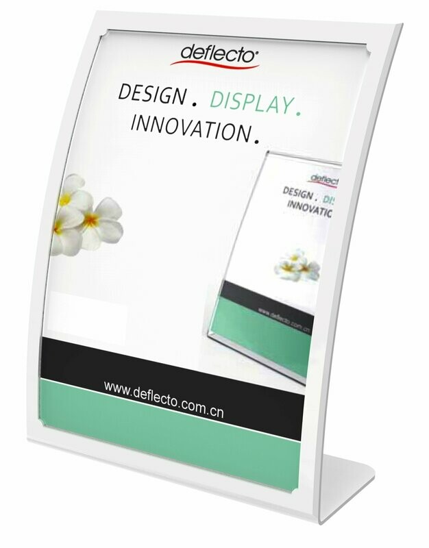 A5 Curved Anti Reflective Sign/Menu Holder