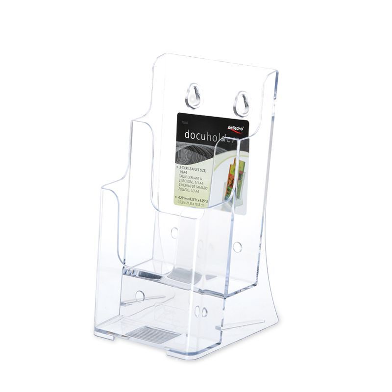 DLE Brochure Holder, 4 pocket, Wall Mounting