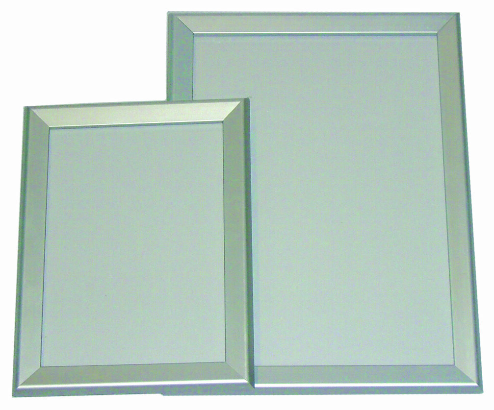 A1 Poster Snap Frame, Silver Satin