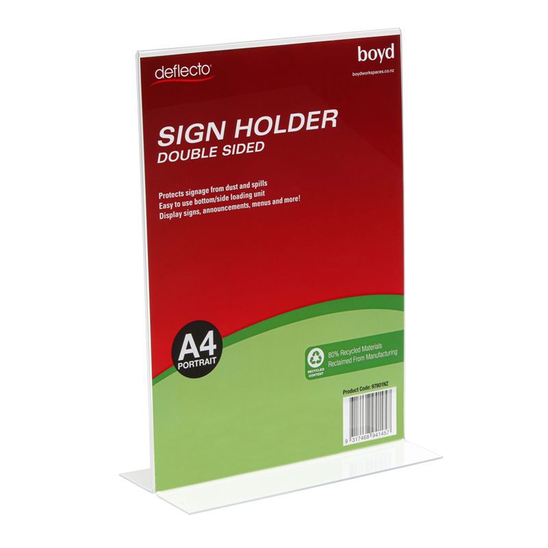 Upright Sign Holder RECYCLED