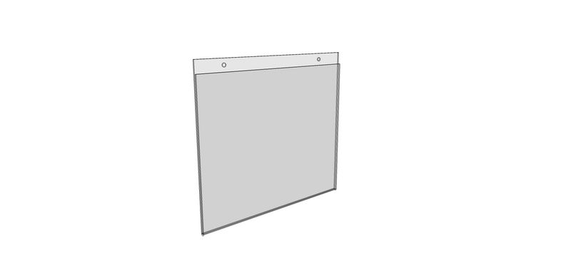 Single-Sided Wall mounting Sign Holder