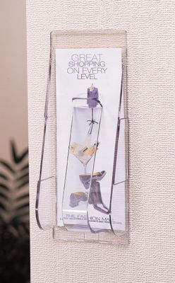 Single Tier Wall Mounting Brochure holder
