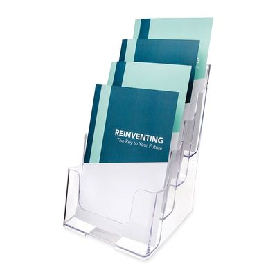 A4 DL Brochure Holder with Business Card Holder