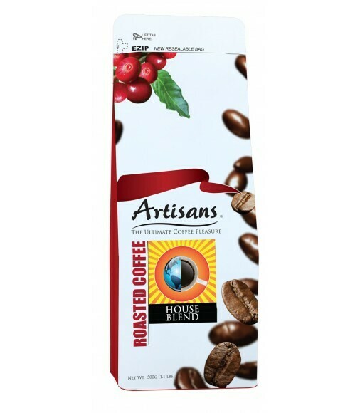 Artisans HOUSE BLEND Coffee 500 grams - GROUND
