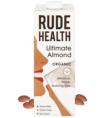 Rude Health Organic ULTIMATE ALMOND Drink Milk 1L
