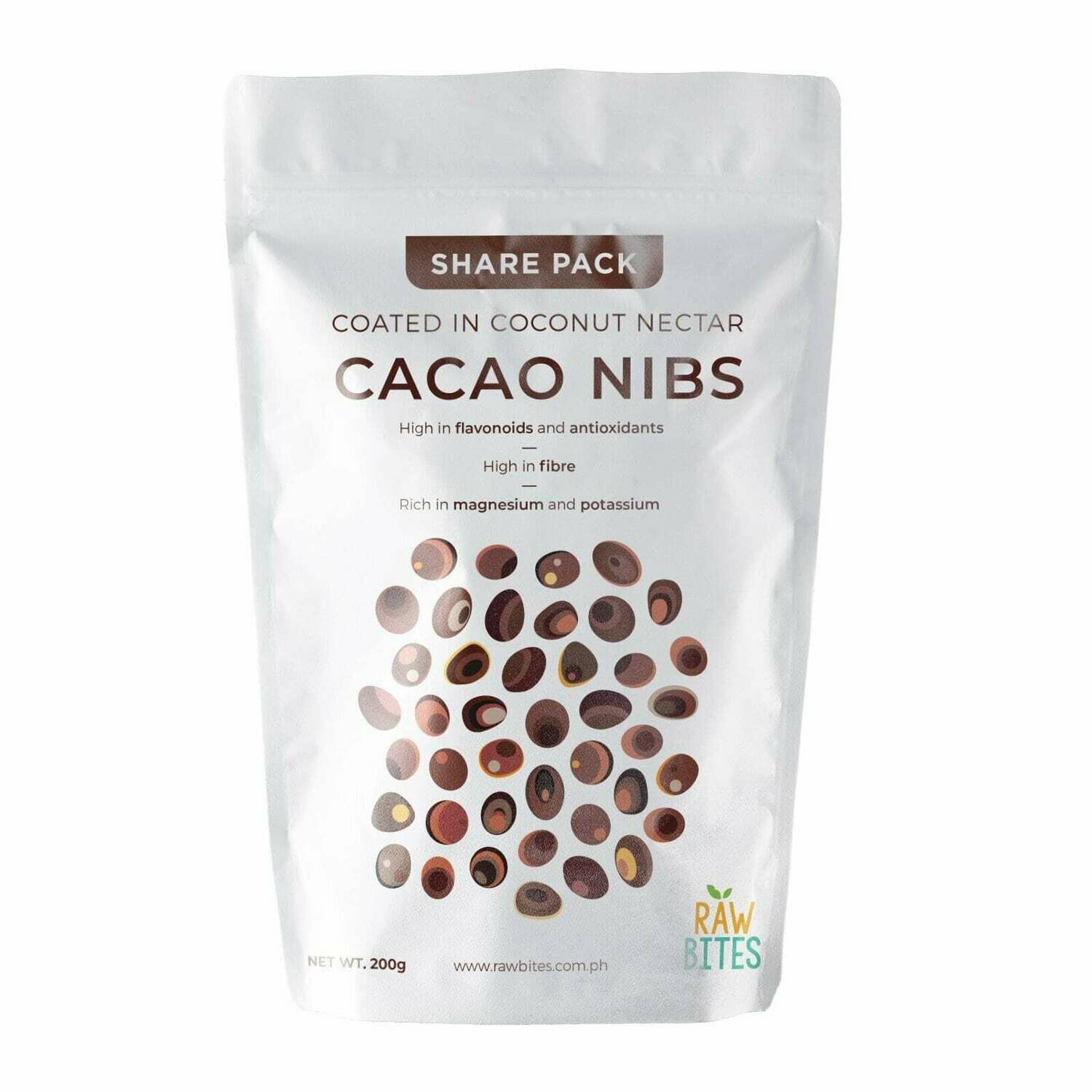 Raw Bites Cacao Nibs (coated with Coconut Nectar) 200g