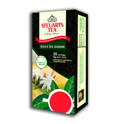 Steuarts Black Tea w/ JASMINE 25 tea bags
