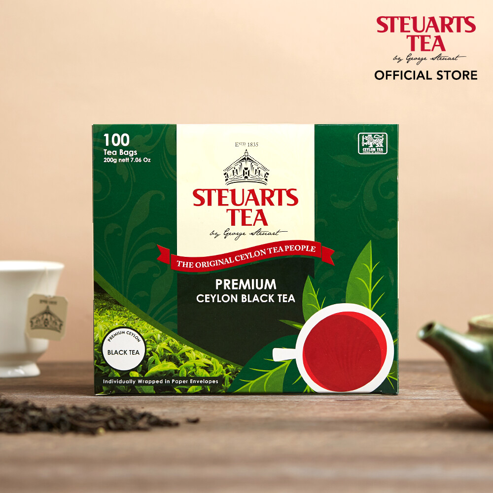 Steuarts PREMIUM Ceylon Black Tea 100 tea bags