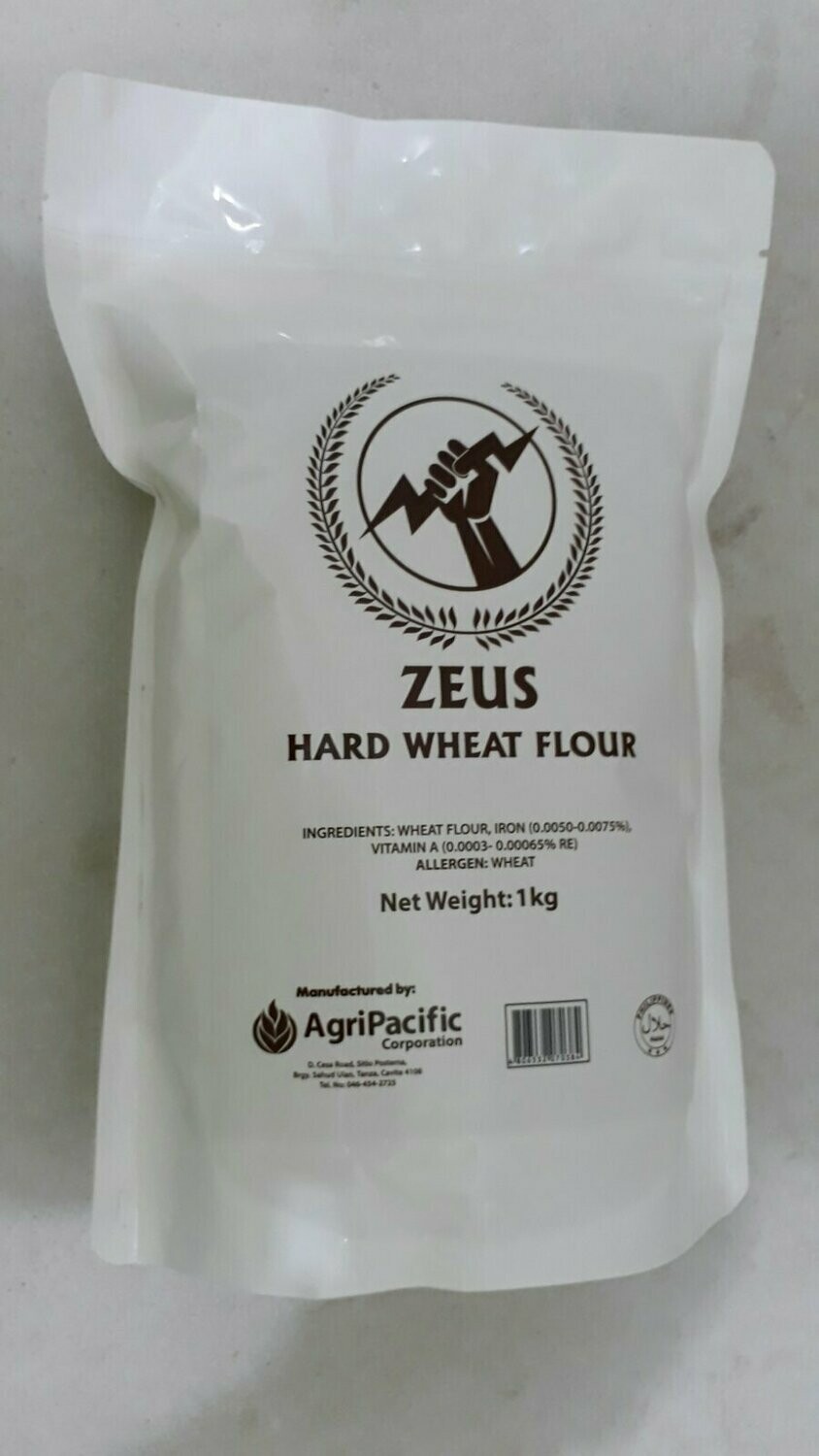 Zeus HARD WHEAT FLOUR 1kg (1st Class Flour)
