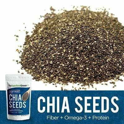 Organic Chia Seeds 1/2 lb, 227g