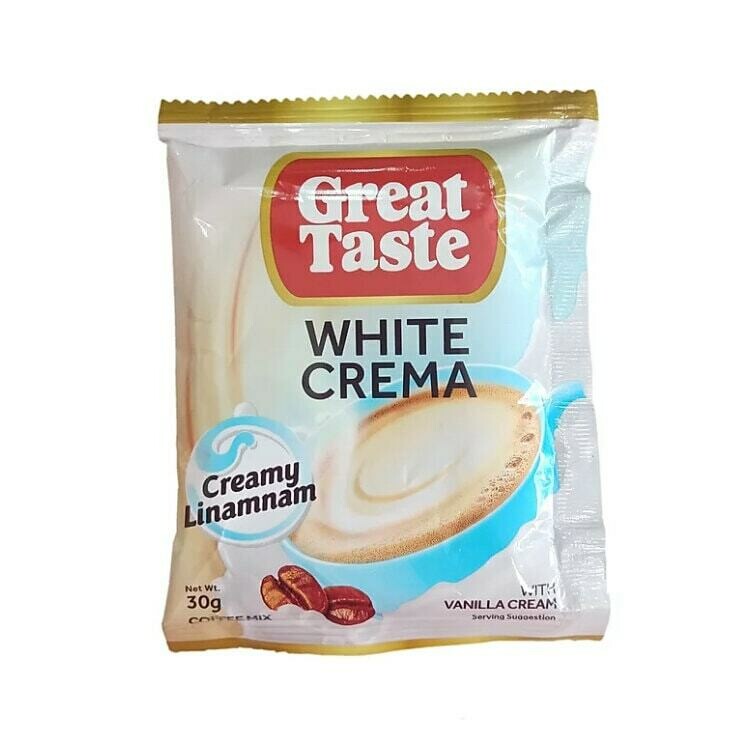 Great Taste WHITE CREMA 30g x 10