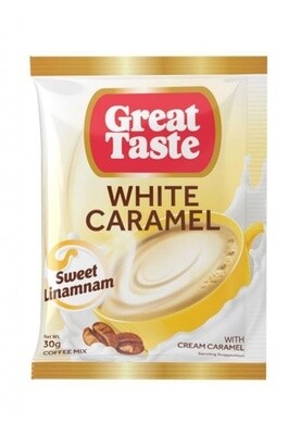 Great Taste WHITE CARAMEL 30g x 10