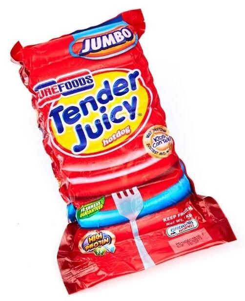 Tender Juicy Hotdog JUMBO 1kg