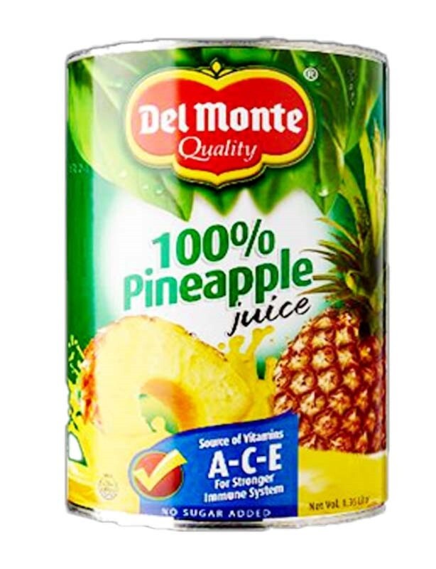 Del Monte 100% Pineapple Juice with Vitamin ACE 46oz (1.3L)