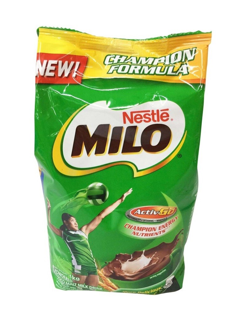 Nestle MILO Active Go Champion Formula Powdered Choco Malt Milk Drink 1kg