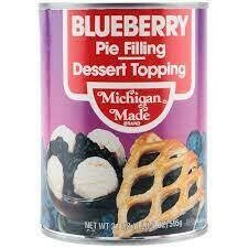 BLUEBERRY PIE Filling - Dessert Topping 595g
