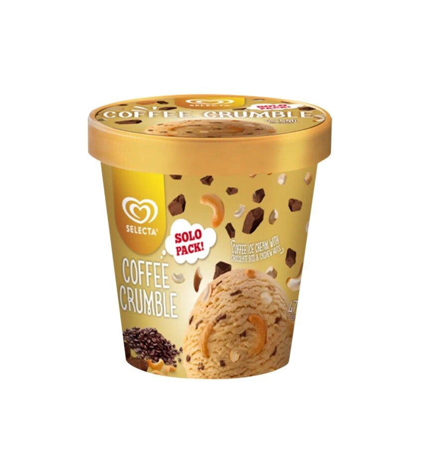 Selecta COFFEE CRUMBLE Ice Cream Solo Pack 475ml