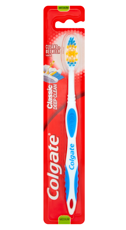 Colgate Classic Deep Clean Toothbrush Medium (Color can be different)