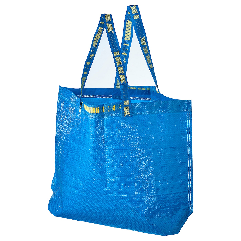 IKEA FRAKTA Shopping Bag, Medium, Blue, (Ecobag, Recyclable)