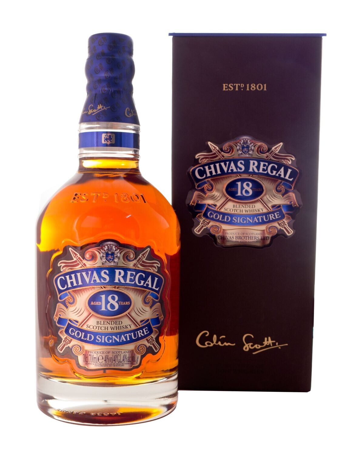 Chivas Regal 18-Year-Old Blended Scotch Whisky 40% 700ml