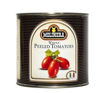 Molinera Whole Peeled Canned Tomatoes 2,550g