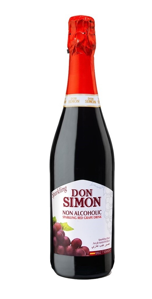 Don Simon NON ALCOHOLIC SPARKLING RED Grape Juice 750ml