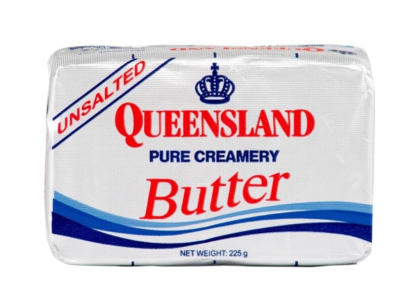 Queensland Pure Creamery UNSALTED BUTTER 225g