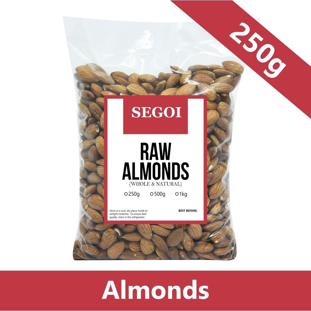Segoi RAW ALMONDS NUTS 250g
