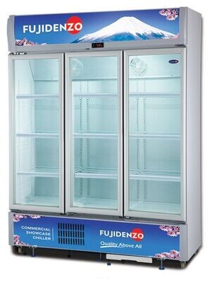 Fujidenzo 29 cu.ft 3-door showcase chiller