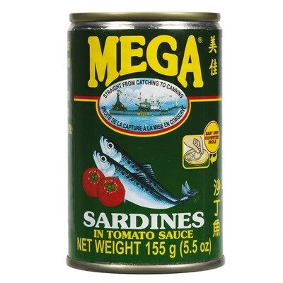 Mega SARDINES IN TOMATO SAUCE 155g