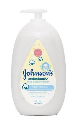Johnson Cotton Touch FACE & BODY LOTION 500ml