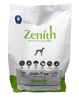 Zenith Grain Free Soft Premium Dog Food Lamb & Potato (Senior) 1.2kg