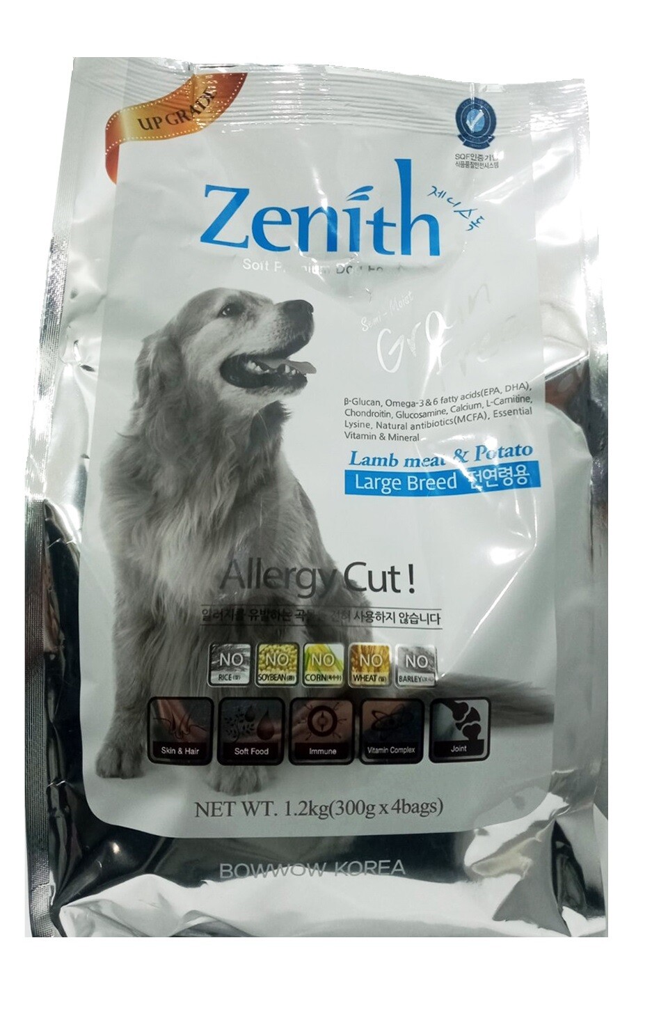 Zenith Premium Soft Type Dog Food Lamb & Potato (Large Breed) 1.2kg