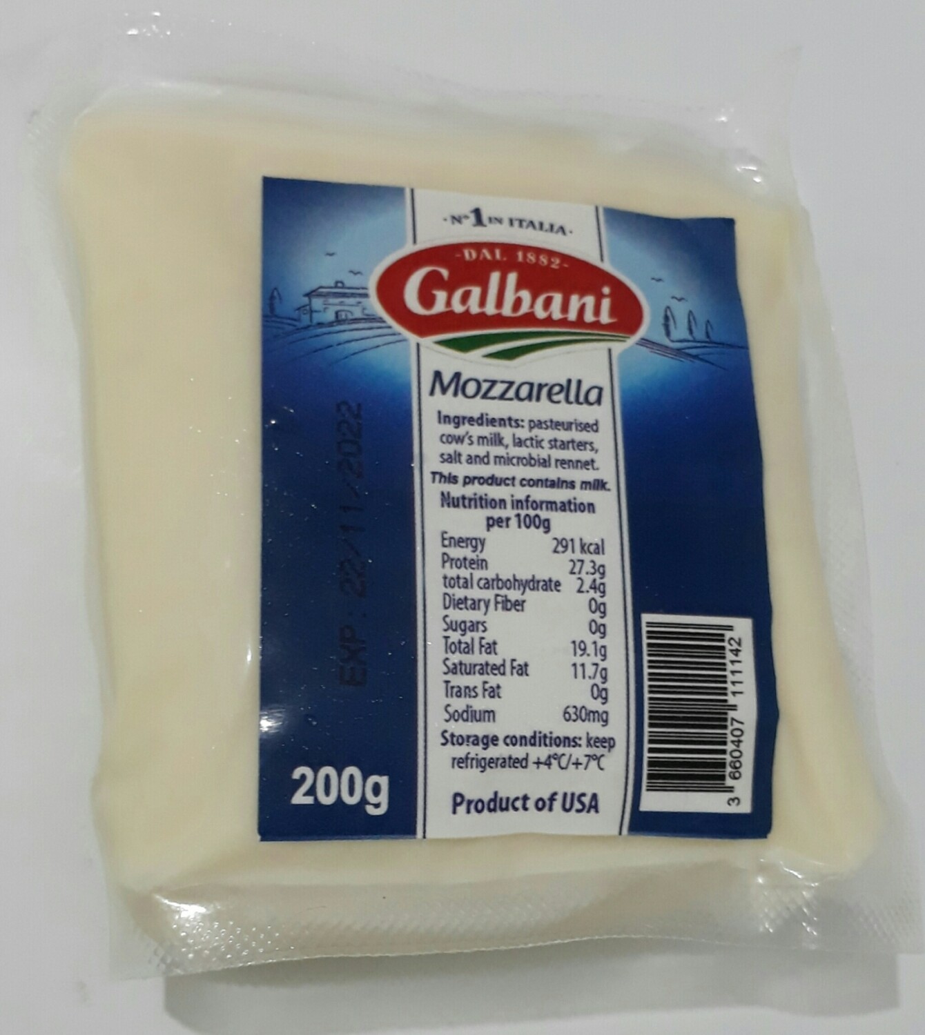 Galbani Mozzarella Cheese Portion 200g