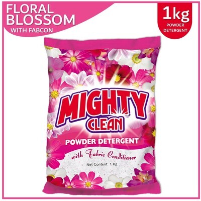 Mighty Clean Detergent Powder Floral Blossom - Powder (Pink) - 1 kilo