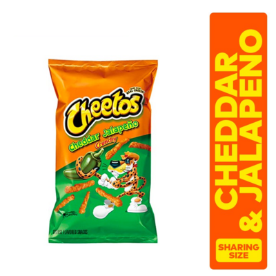 CHEETOS CRUNCHY CHEDDAR & JALAPEÑO 8 OZ (226 grams)