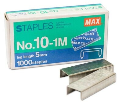 Max STAPLES NO.10-1M