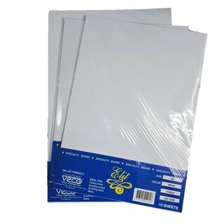 Elit VELLUM SPECIALTY PAPER WHITE LONG 8 1/2x13 - 10 SHEETS / 220GSM