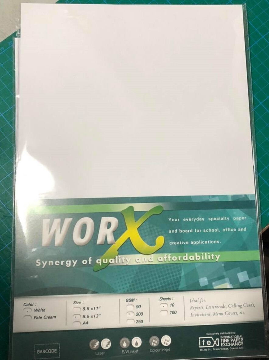 Worx WHITE PAPER LONG 8.5x13" - 100 SHEETS
